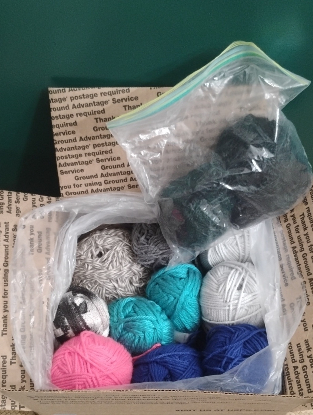 Box of Yarn - Multicolor 3+ lb Bundle NEW